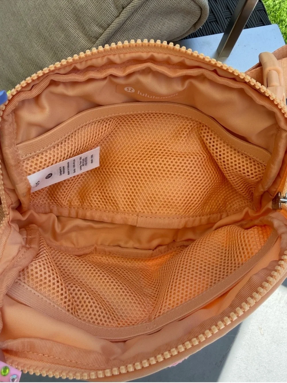 Peach Patch-Embellished Zip Pouch - lululemon athletica